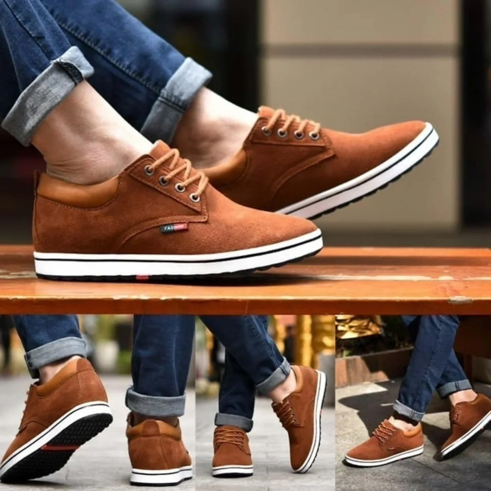 Men's Invisible Height Increasing Elevator Shoes - 3 colors - Picture 1 of 10